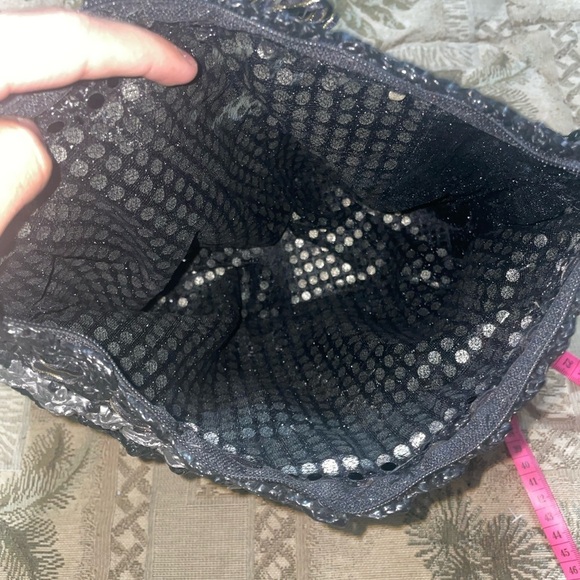 Handmade bag🖤Mexican bag woven purse shoulder bag bottle cap bag floral bag - Picture 11 of 14